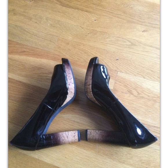 Geox Respira Black Patent Leather Pumps woman’s 7,5 - Picture 8 of 11